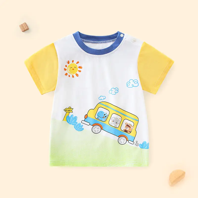 Boys Short Sleeve T-Shirt Summer Kids 2025