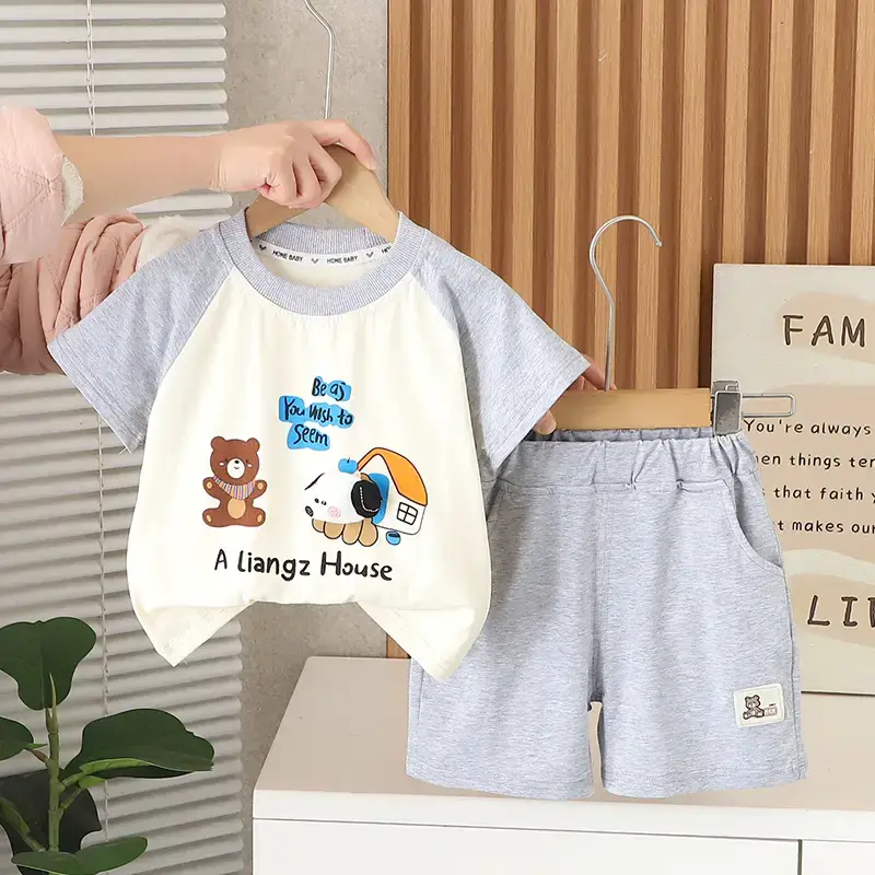 Boys Cartoon Print Summer Suit 2025 — feature 6