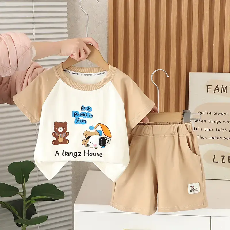 Boys Cartoon Print Summer Suit 2025 — feature 7