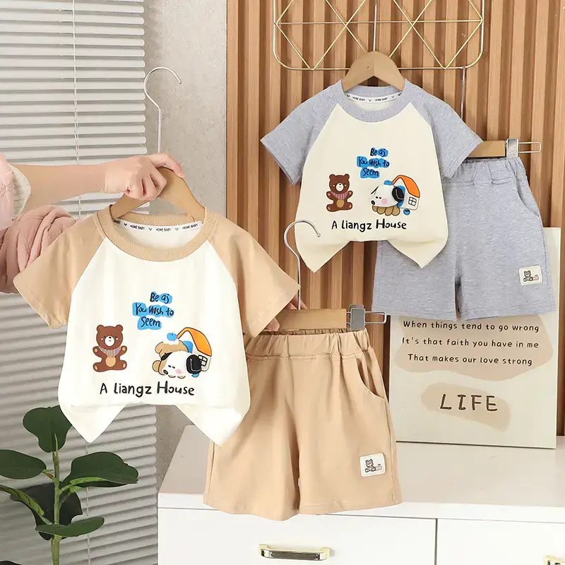 Boys Cartoon Print Summer Suit 2025 — feature 8