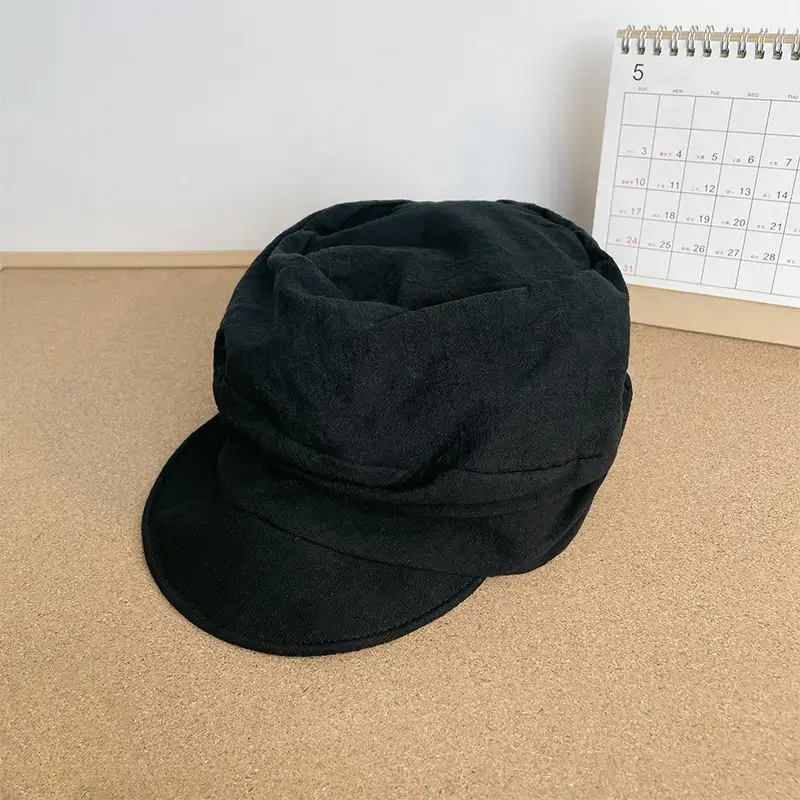 Japanese Style Thin Beret Hat for Women Sun Protection Beige — feature 22