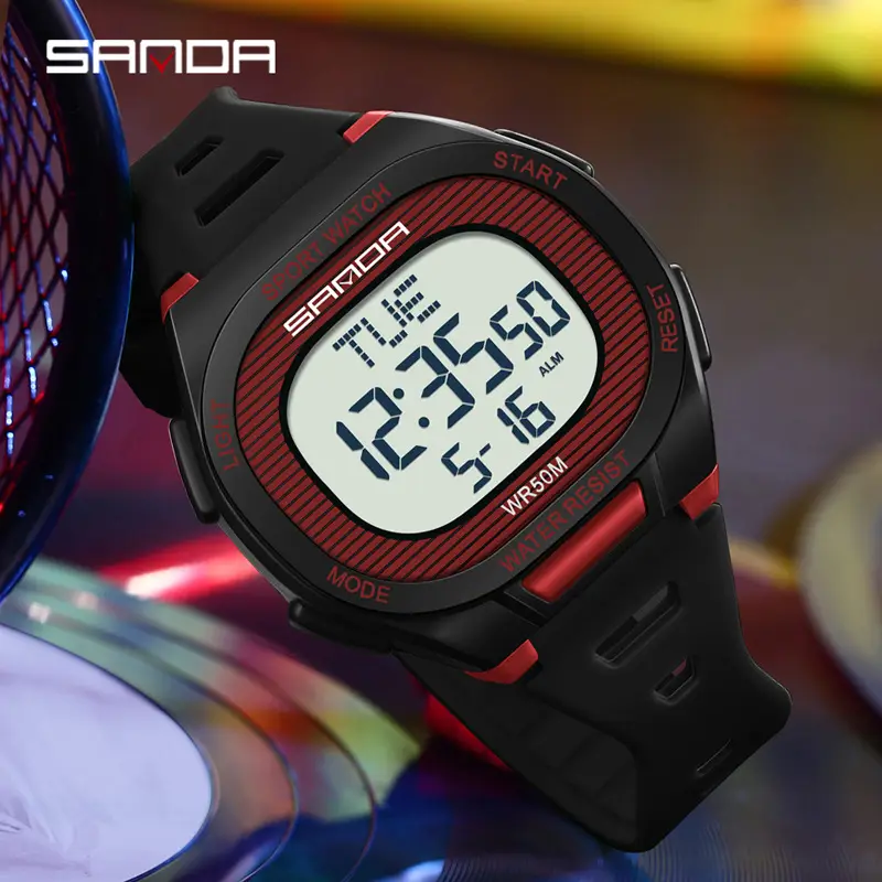 Sanda Blue Digital Counting Watch for Kids - Image 9