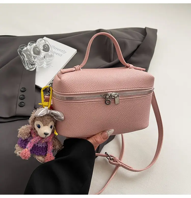 Black Leather Shoulder Bag for Women 2026 - Image 3