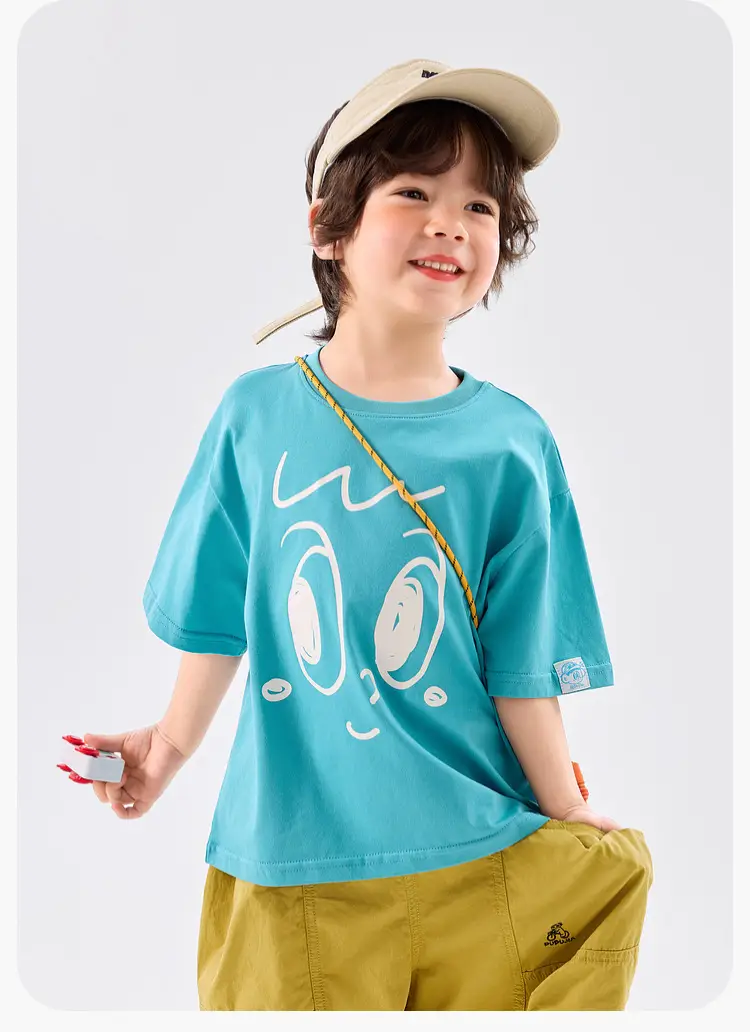 Children Doodle T-Shirt Cotton Summer Boys Half Sleeve — feature 21