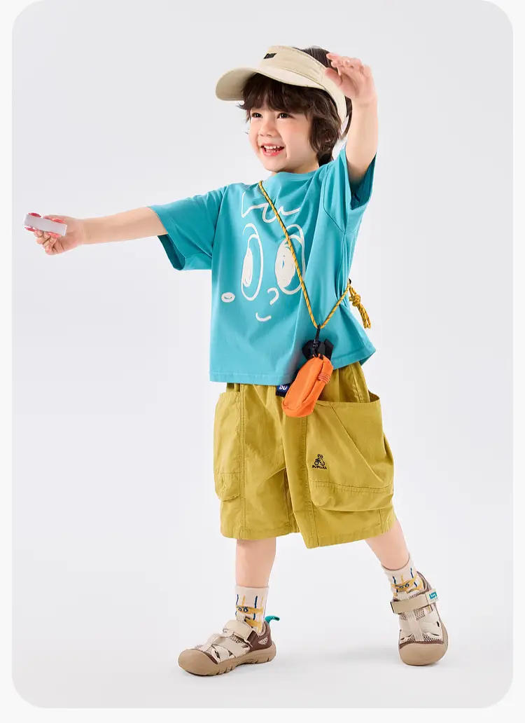 Children Doodle T-Shirt Cotton Summer Boys Half Sleeve — feature 23