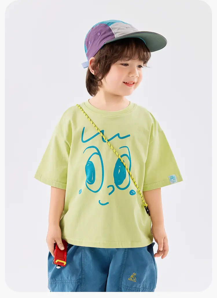 Children Doodle T-Shirt Cotton Summer Boys Half Sleeve — feature 29