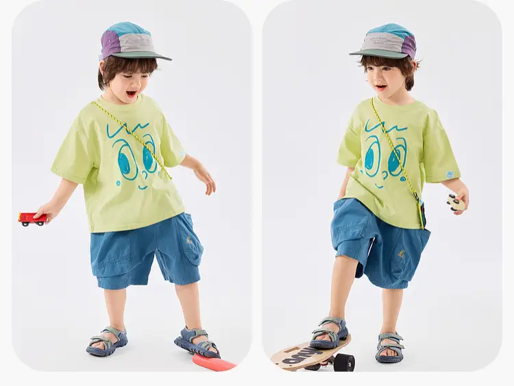 Children Doodle T-Shirt Cotton Summer Boys Half Sleeve — feature 30