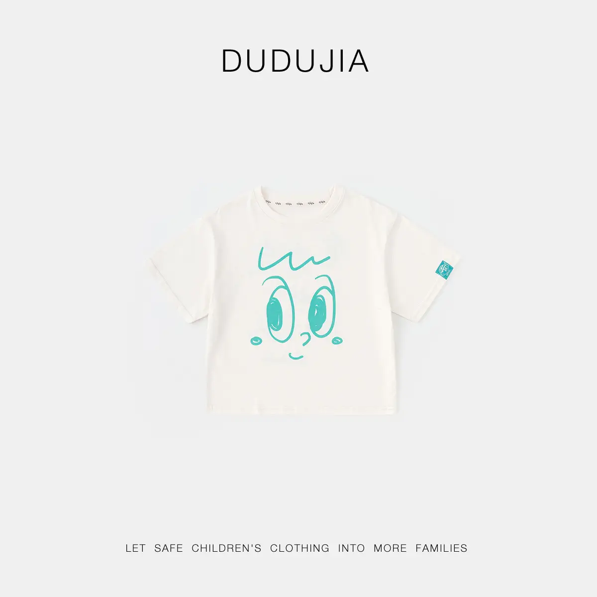 Children Doodle T-Shirt Cotton Summer Boys Half Sleeve - Image 2