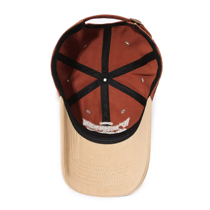 Men Women Golf Sun Hat Adjustable Brown Beige Cap