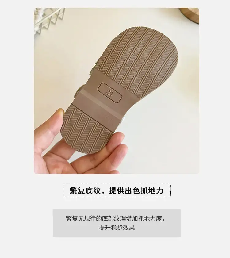 Girls' White Crystal Sandals Summer — feature 5