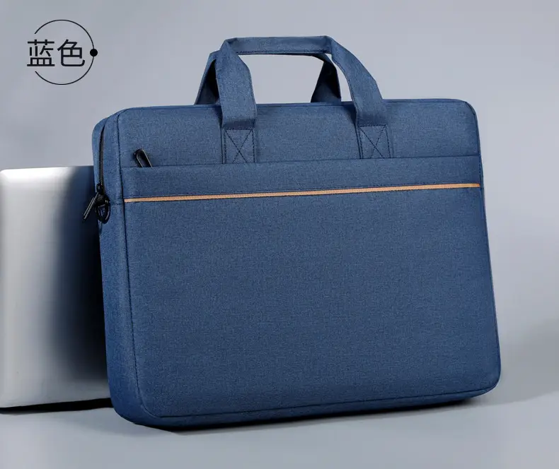 Gray Business Laptop Crossbody Bag with Handle — feature 14