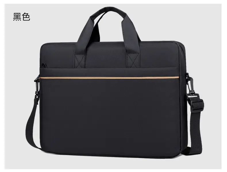 Gray Business Laptop Crossbody Bag with Handle — feature 26