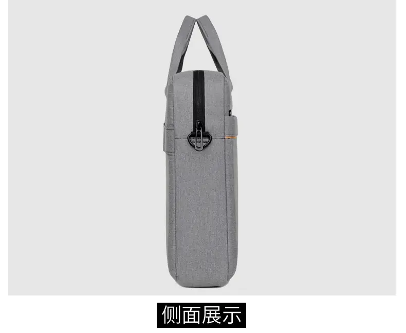 Gray Business Laptop Crossbody Bag with Handle — feature 30