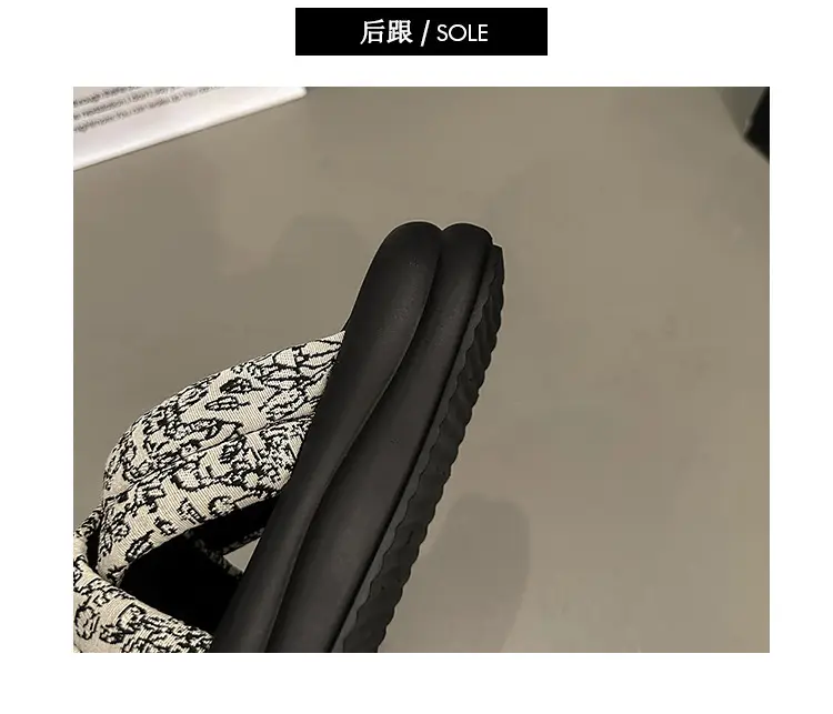 New Chinese Style Women Sandals Platform Thick Bottom Beach Slippers — feature 5