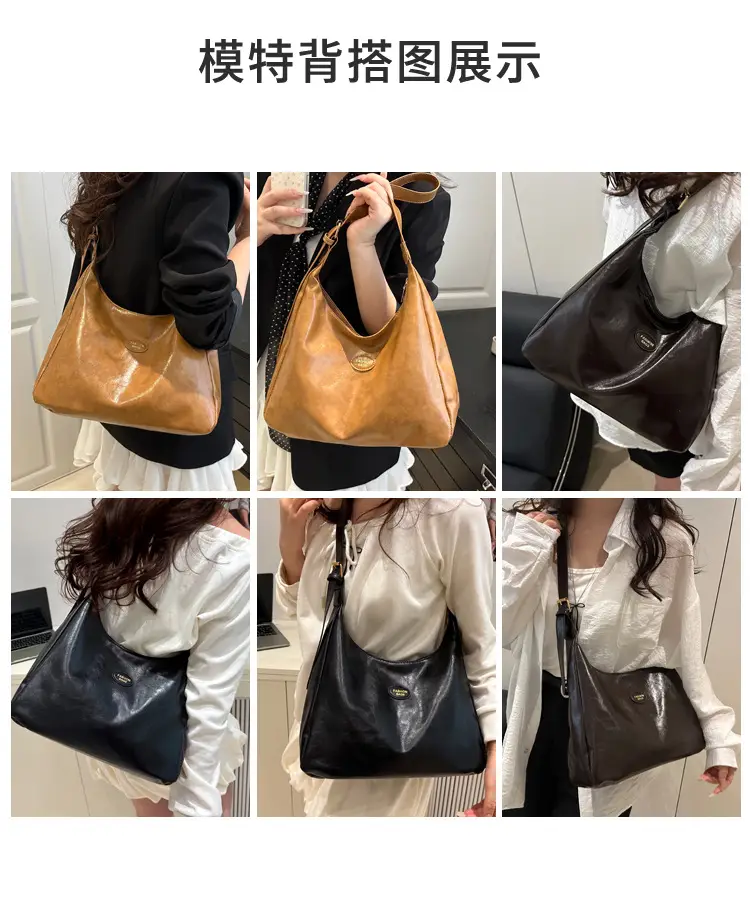 Brown Leather Shoulder Bag for Women 2025 Commuter — feature 8