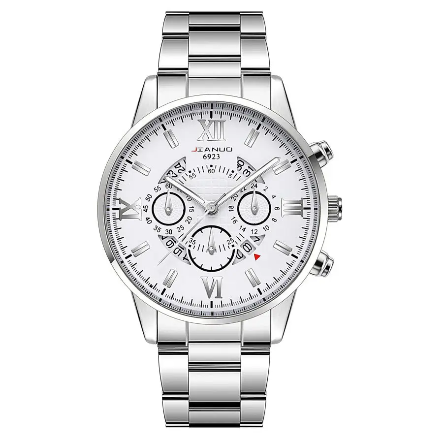 Men's Rose Gold Chronograph Watch with Black Dial — feature 24