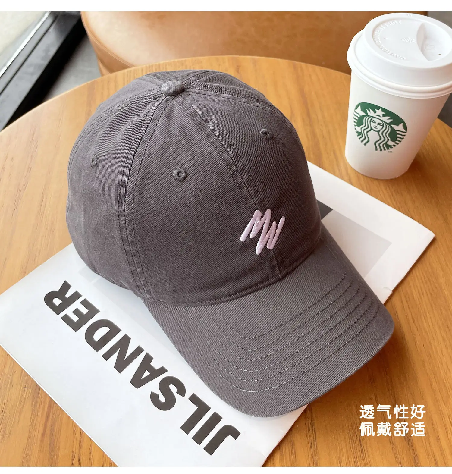 Summer Korean Baseball Cap for Men Women White — feature 10