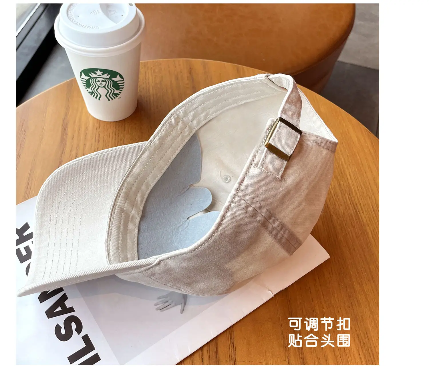 Summer Korean Baseball Cap for Men Women White — feature 13
