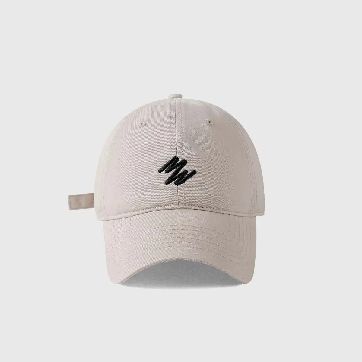 Summer Korean Baseball Cap for Men Women White - Image 3
