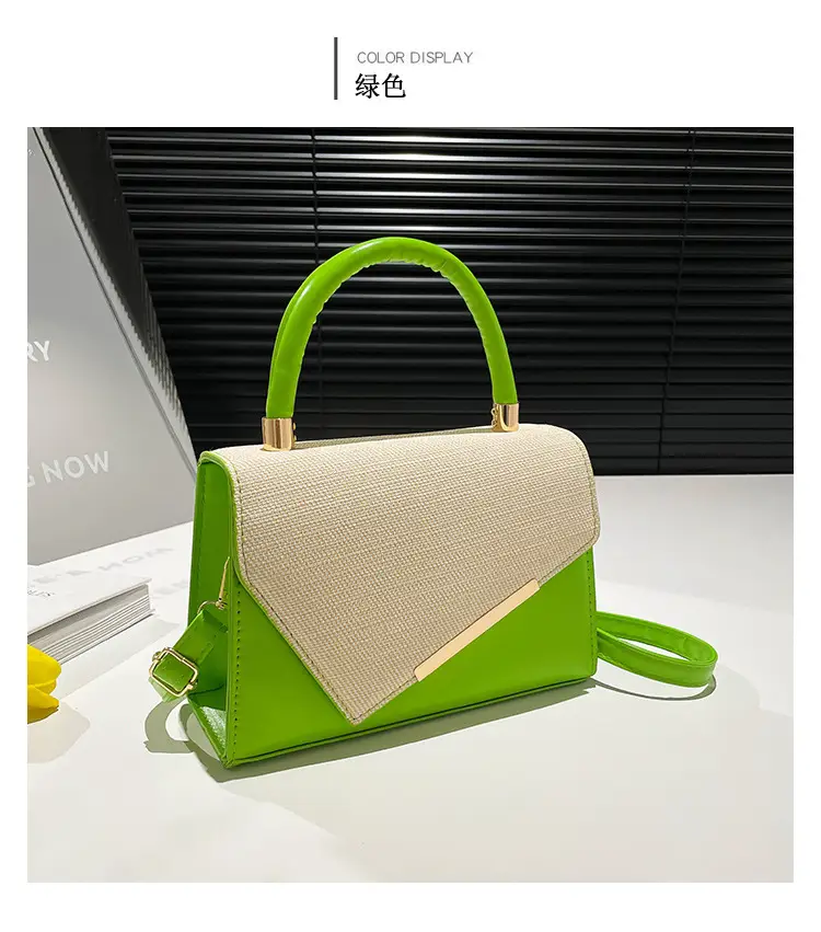 Women's Orange White Stitched Crossbody Bag 2025 — feature 25