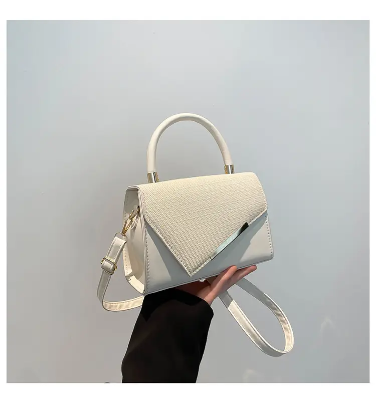 Women's Orange White Stitched Crossbody Bag 2025 — feature 26