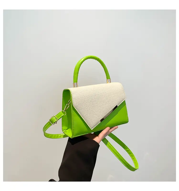 Women's Orange White Stitched Crossbody Bag 2025 — feature 27