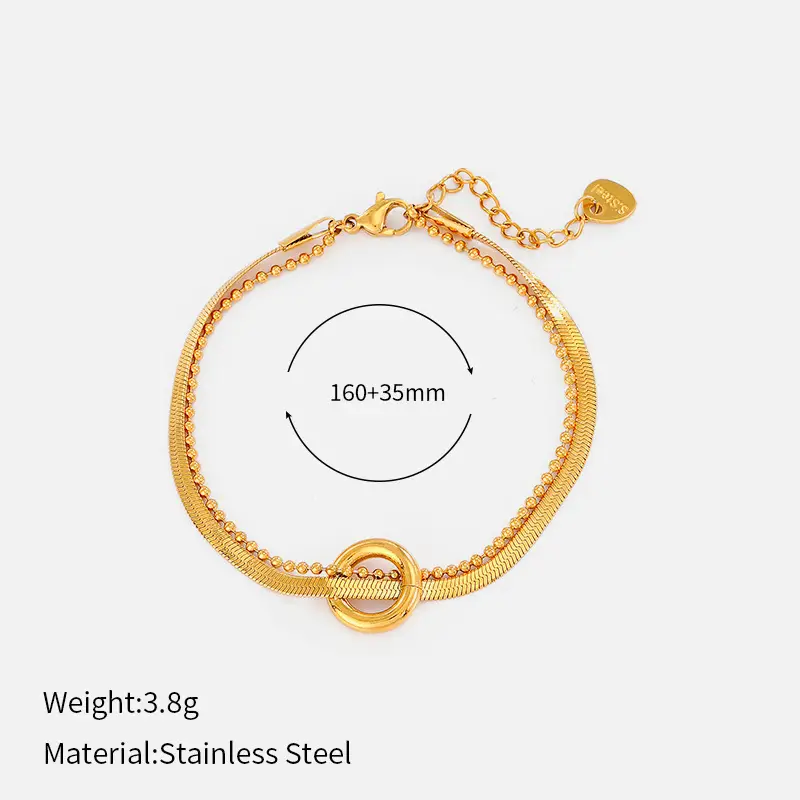 Titanium Steel Bracelet 205mm Light Luxury Adjustable — feature 5