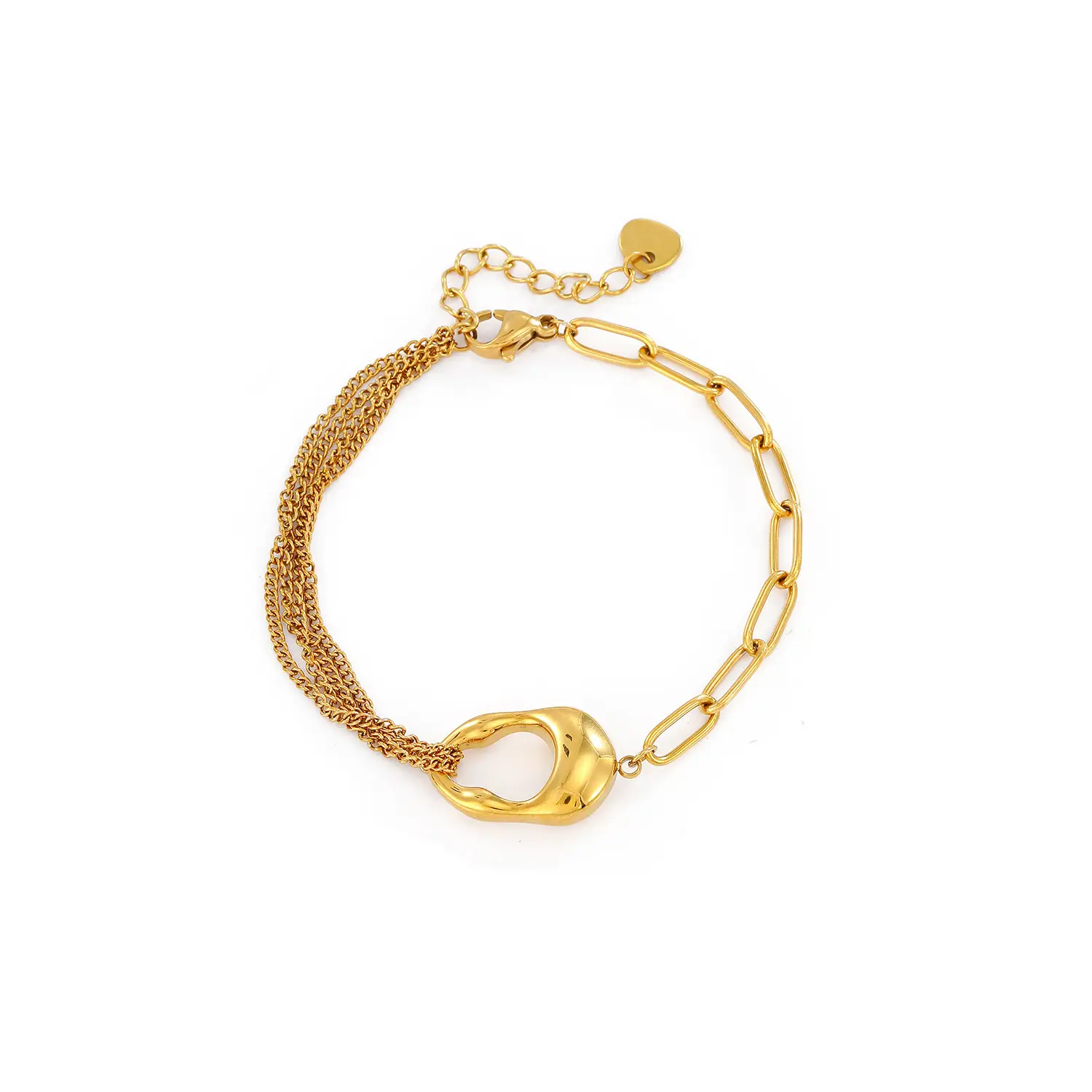 Titanium Steel Bracelet 205mm Light Luxury Adjustable — feature 7