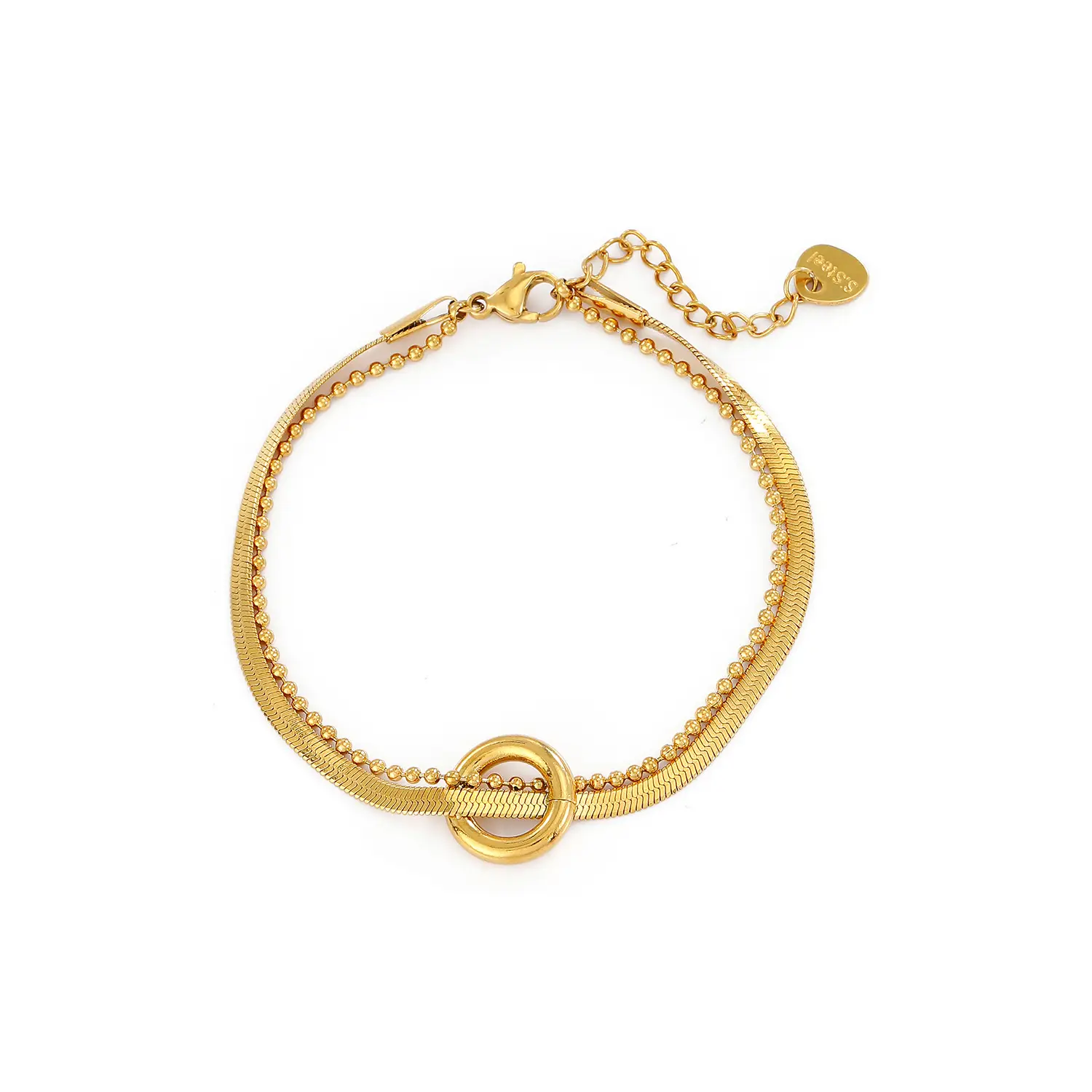 Titanium Steel Bracelet 205mm Light Luxury Adjustable — feature 8