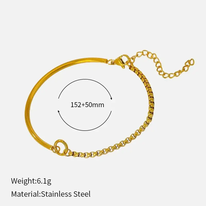 Titanium Steel Bracelet 205mm Light Luxury Adjustable - Image 8