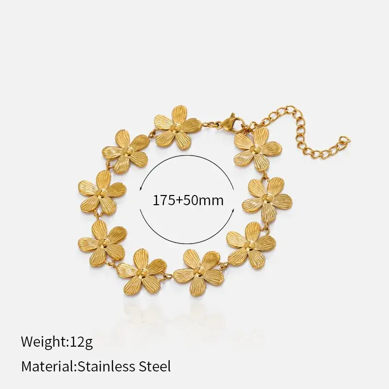 Titanium Steel Bracelet 205mm Light Luxury Adjustable - Image 2