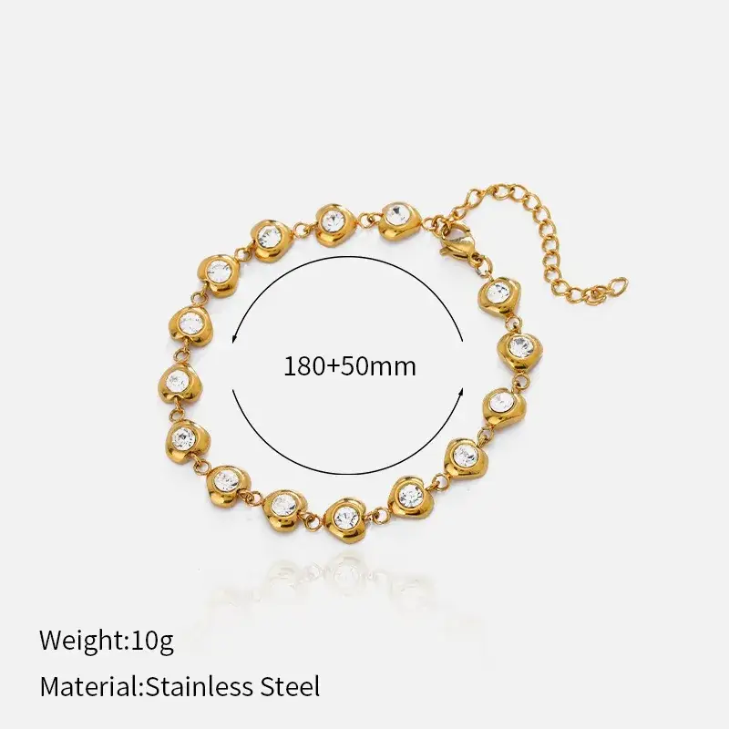 Titanium Steel Bracelet 205mm Light Luxury Adjustable - Image 3