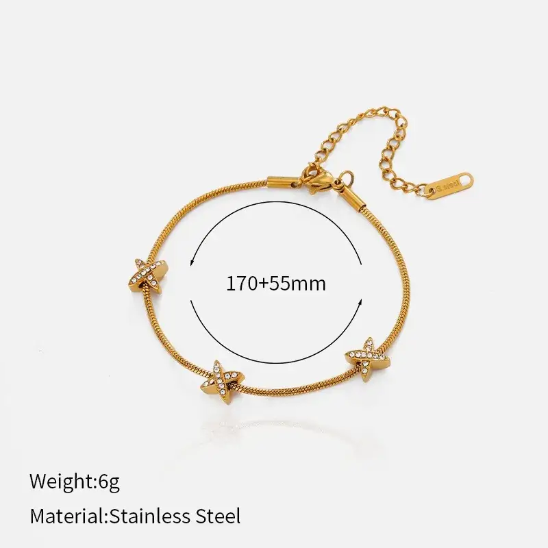 Titanium Steel Bracelet 205mm Light Luxury Adjustable - Image 4