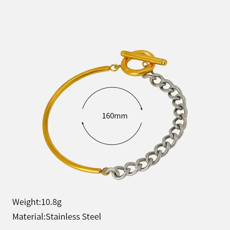Titanium Steel Bracelet 205mm Light Luxury Adjustable - Image 6