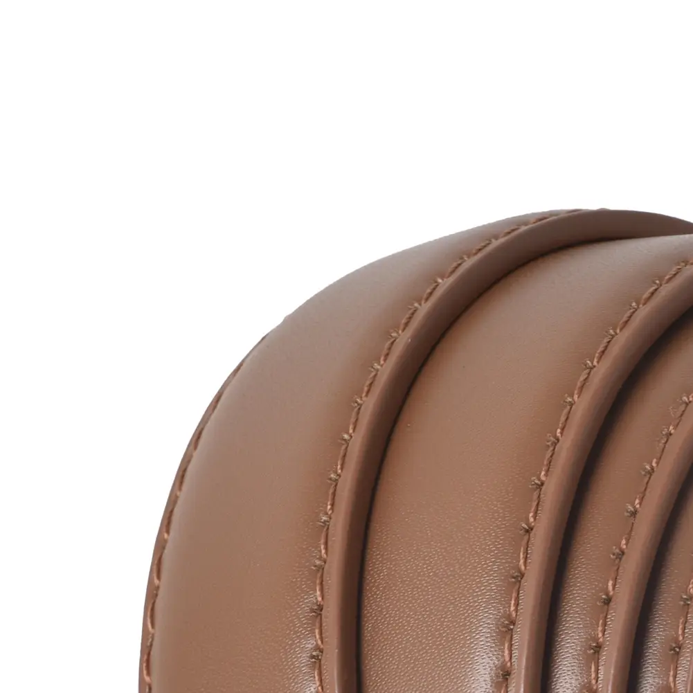 Women's Genuine Leather Belt with Gold Buckle - Image 8