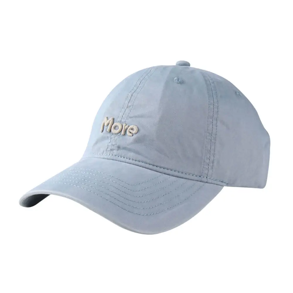More Letter Embroidered Cotton Baseball Cap for Men Women - Image 4