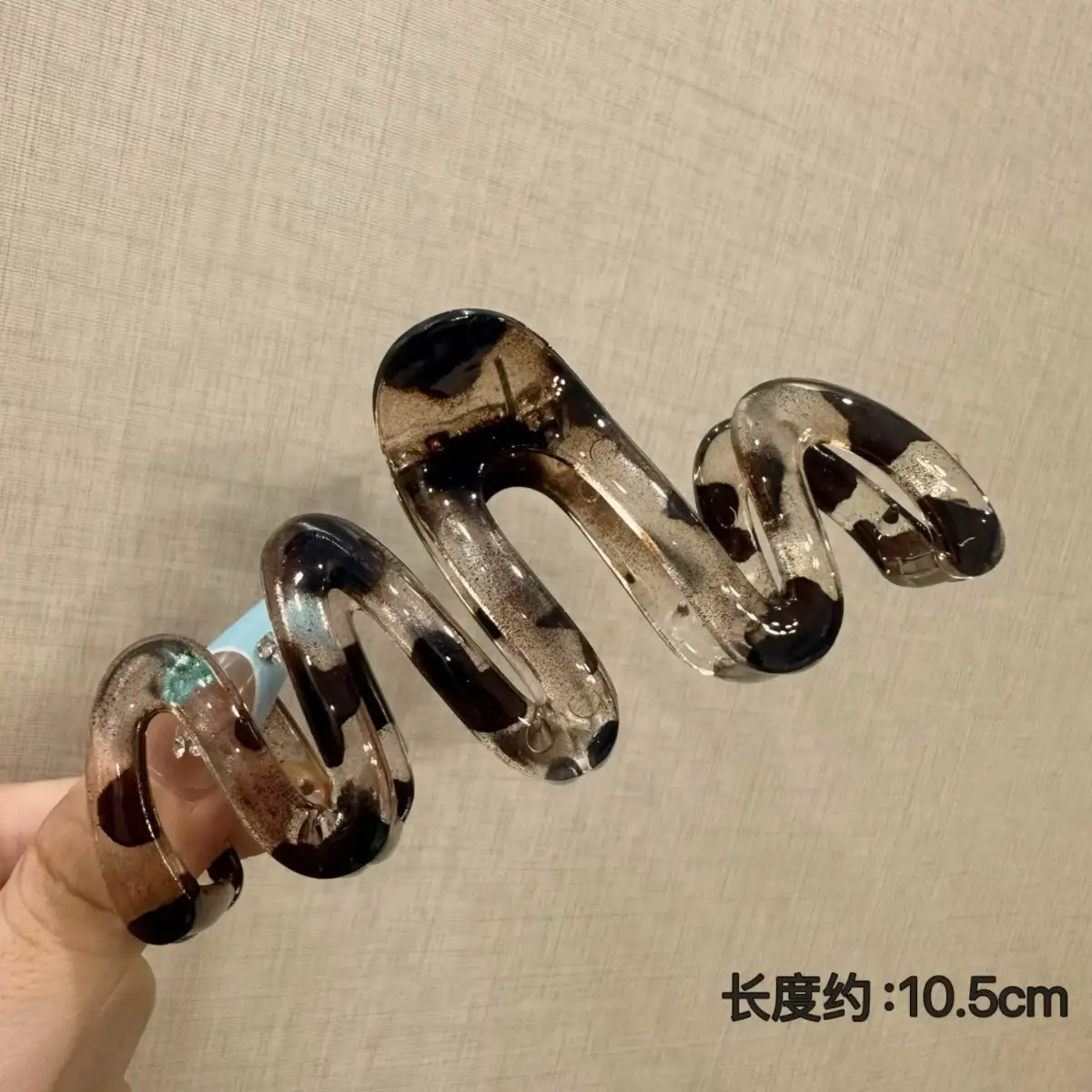 Japanese High-end Cute Hairpins Multi-Color Radiant Wave Dot Back of Head Design - Image 36