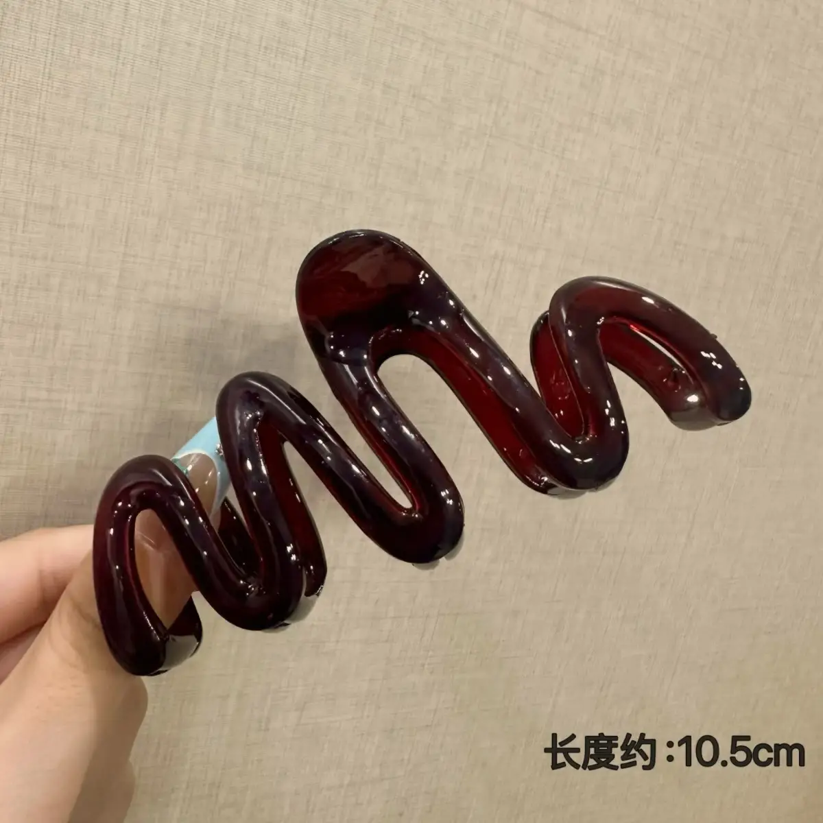 Japanese High-end Cute Hairpins Multi-Color Radiant Wave Dot Back of Head Design - Image 37