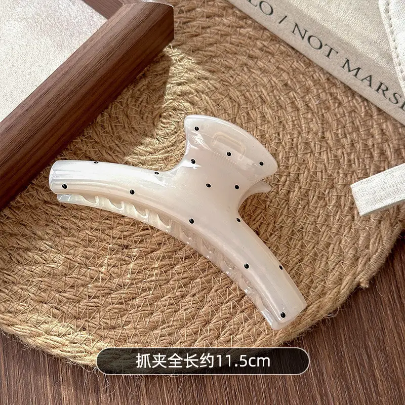 Japanese High-end Cute Hairpins Multi-Color Radiant Wave Dot Back of Head Design - Image 4
