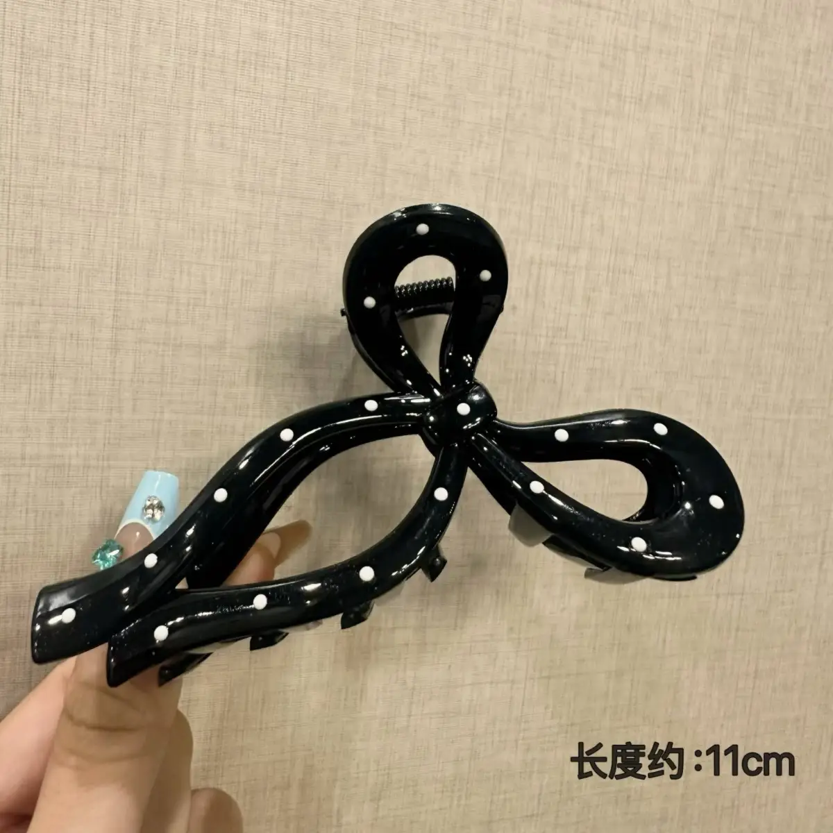 Japanese High-end Cute Hairpins Multi-Color Radiant Wave Dot Back of Head Design - Image 65