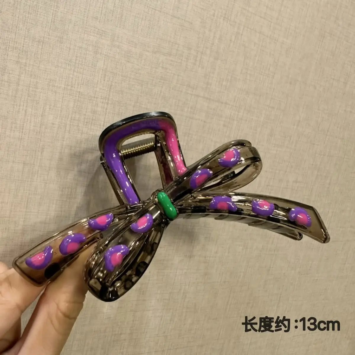 Japanese High-end Cute Hairpins Multi-Color Radiant Wave Dot Back of Head Design - Image 74