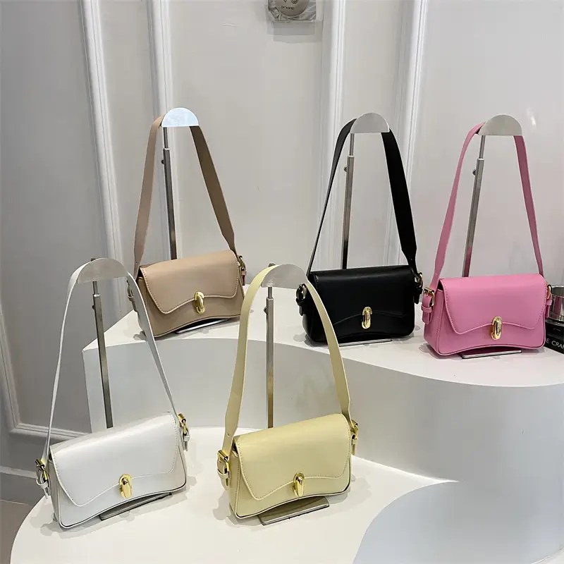 White Square Shoulder Bag for Women 2025