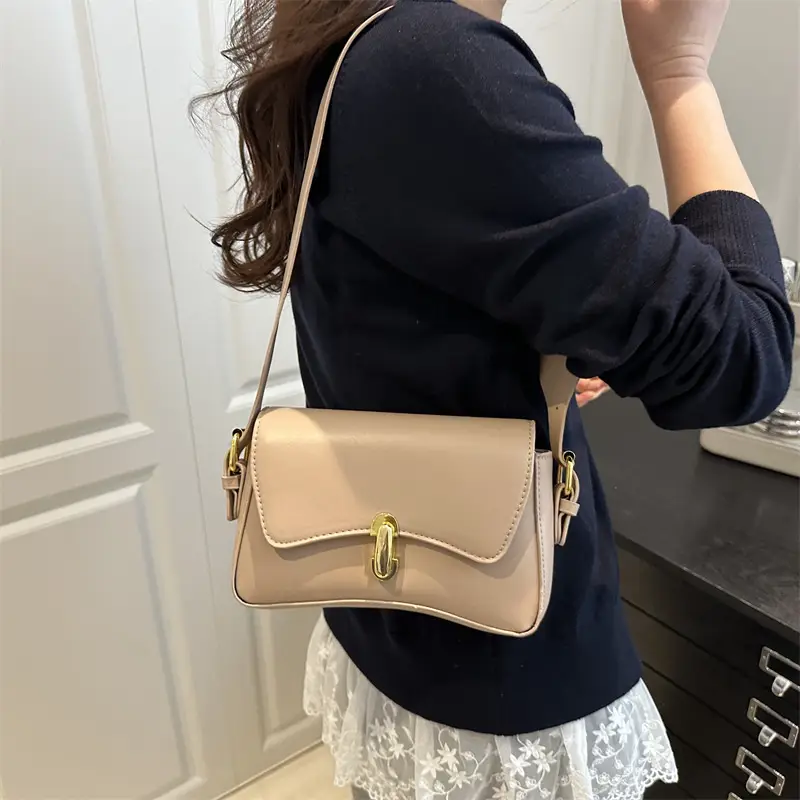 White Square Shoulder Bag for Women 2025