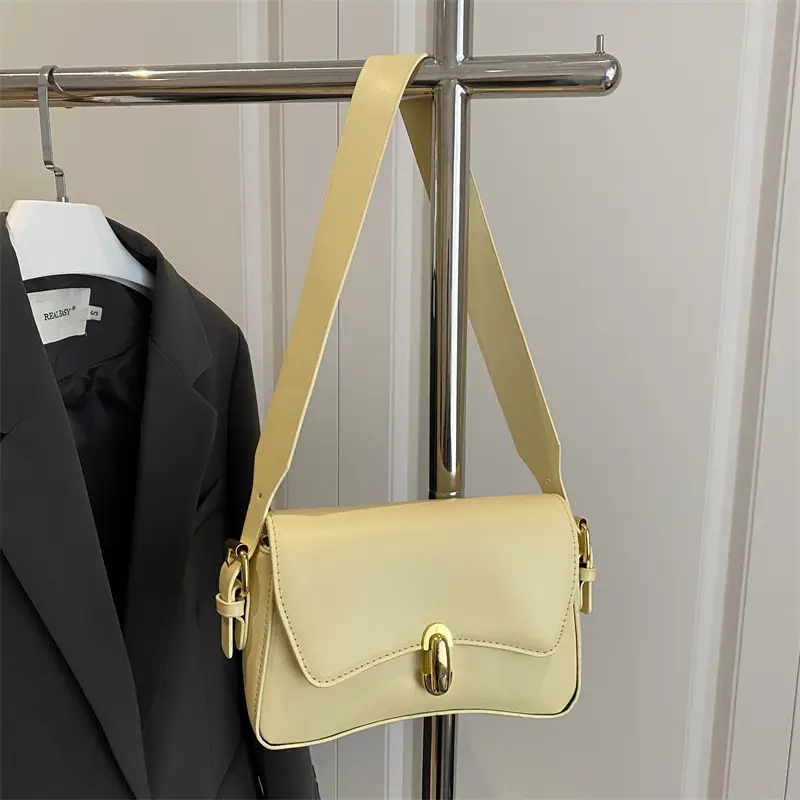 White Square Shoulder Bag for Women 2025