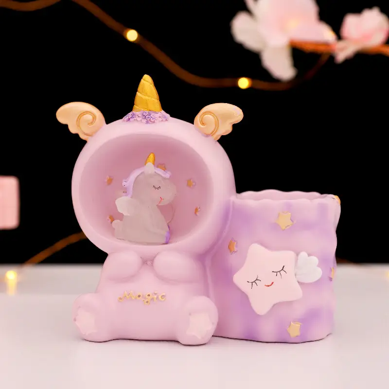 Cute Fairy Crown Makeup Brush Holder for Students