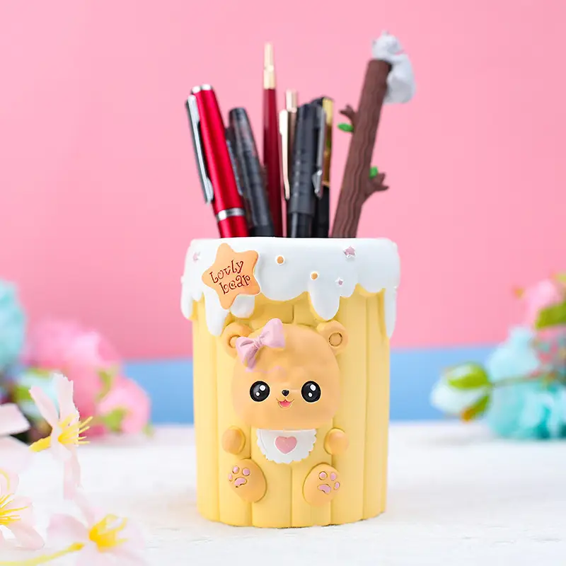Cute Fairy Crown Makeup Brush Holder for Students