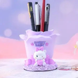 Cute Fairy Crown Makeup Brush Holder for Students
