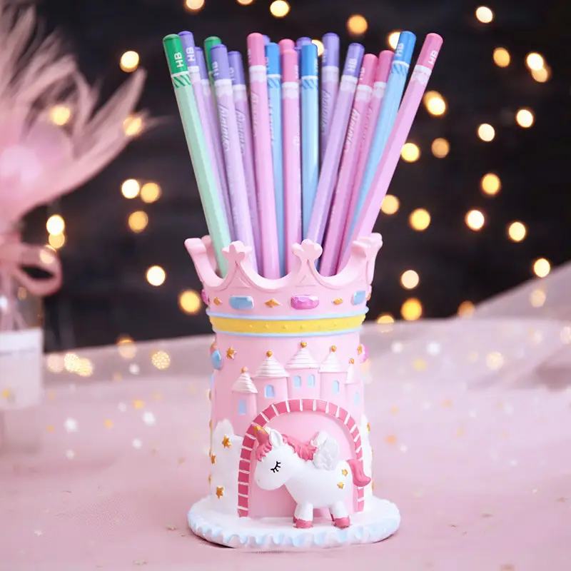 Cute Fairy Crown Makeup Brush Holder for Students
