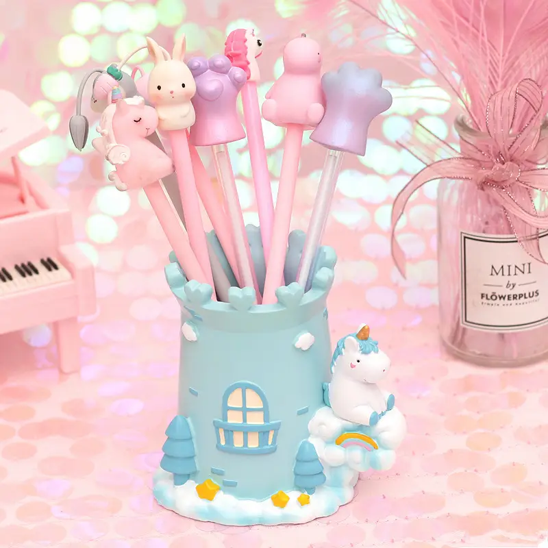 Cute Fairy Crown Makeup Brush Holder for Students