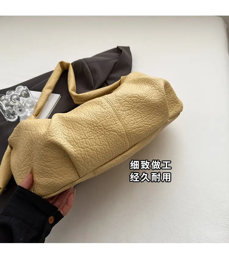 Vintage Pleated Shoulder Bag for Women Summer 2025 — feature 10
